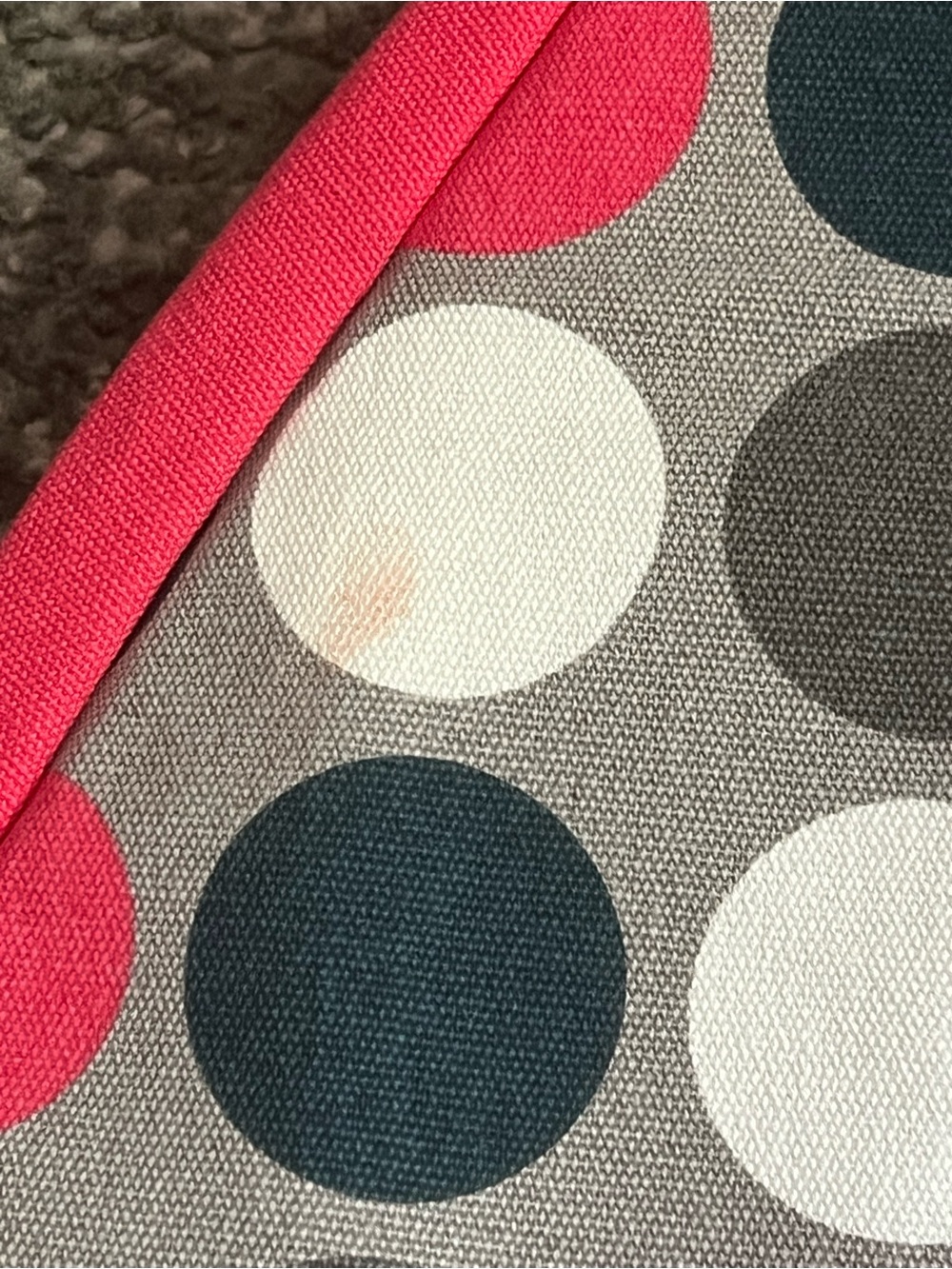 Kavu Pink and Gray Polka Dot Sling Backpack - Picture 3 of 3
